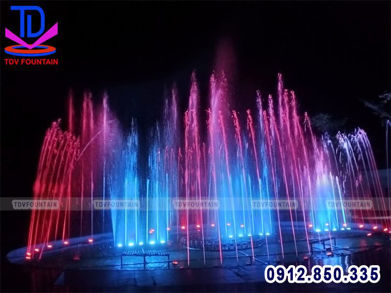 giải pháp nhạc nước nổi cho resort